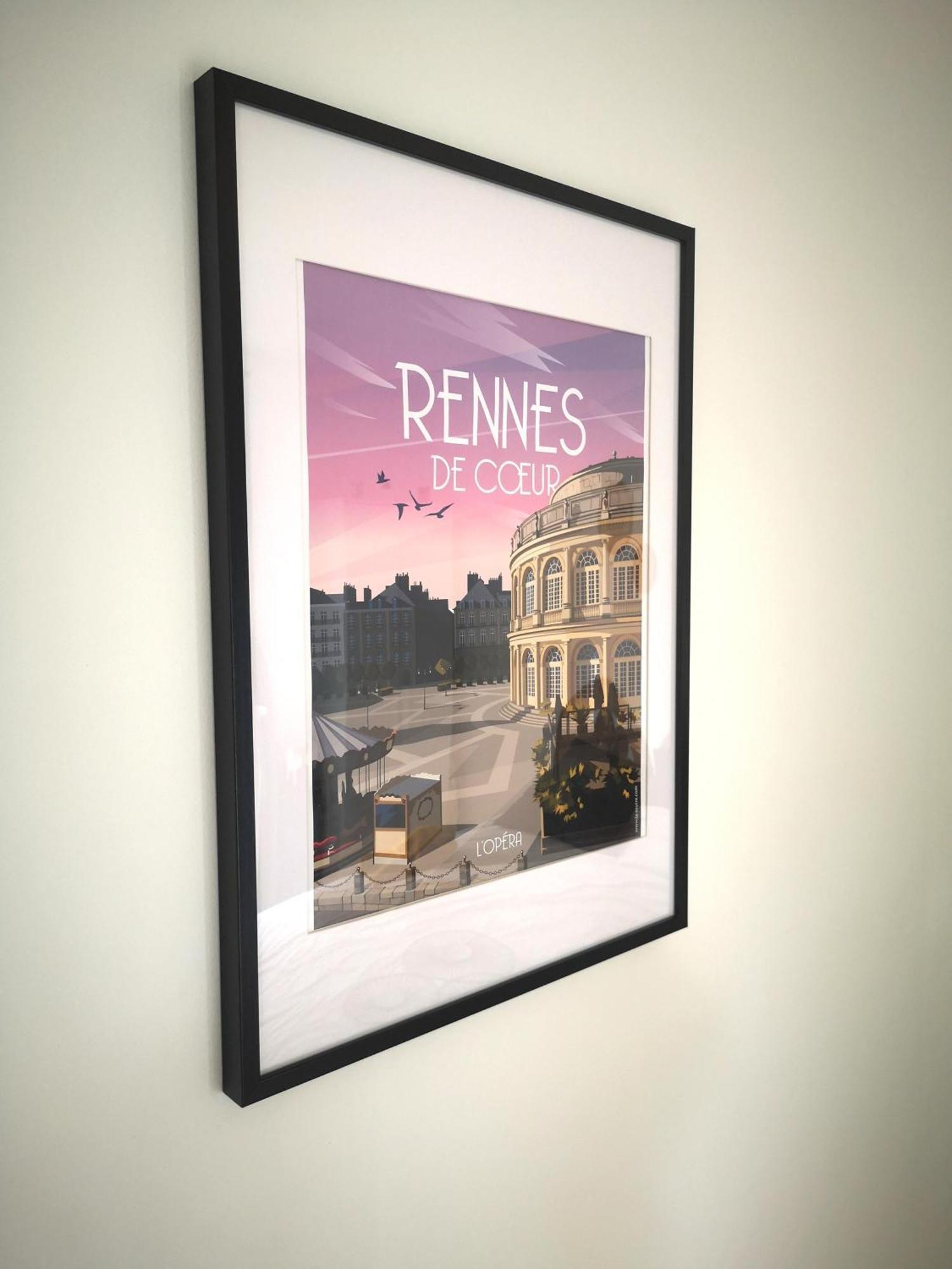 Terrasse, Vue Sur Jardin Arbore Et Place De Parking Rennes Exterior foto